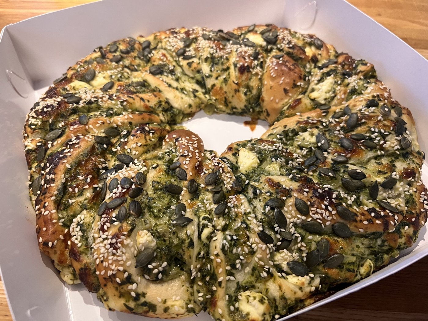 Feta - spinati kringel