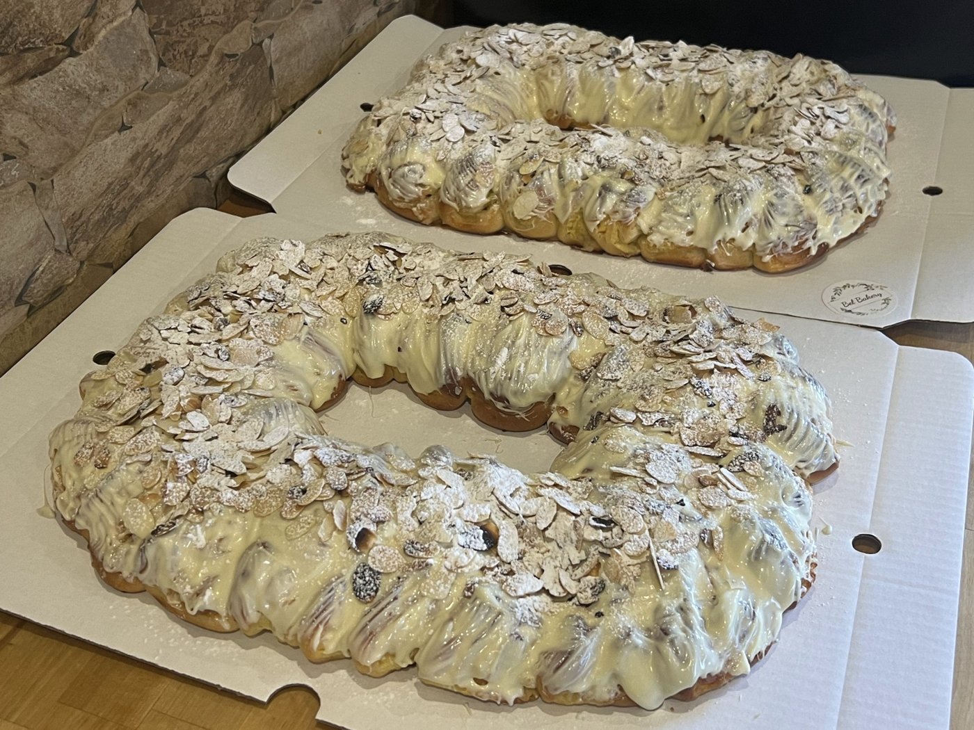 Kohupiima - martsipani kringel