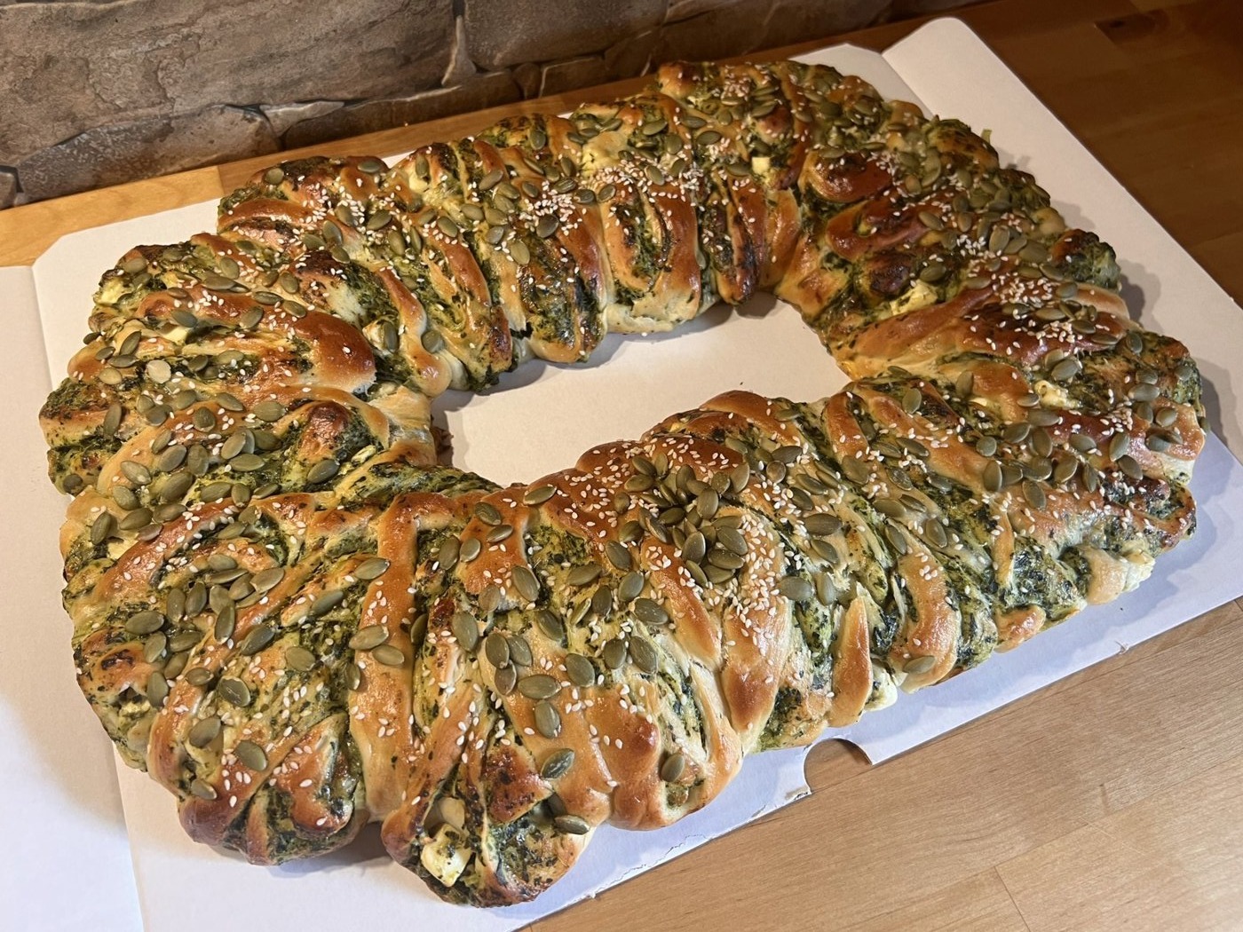 Feta - spinati kringel